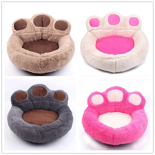 Pat and Pet Emporium | Pet Beds | Paw Shape Washable Sleeping Dog Bed