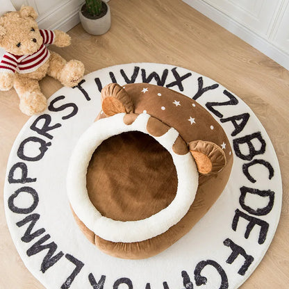 Pat and Pet Emporium | Pet Beds | Cute Brown Bear Pet Bed