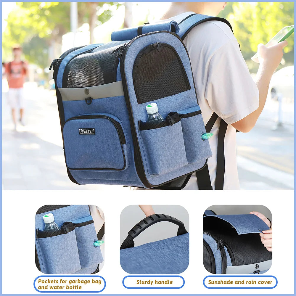 Pat and Pet Emporium | Pet Carriers | Portable Pet Backpack