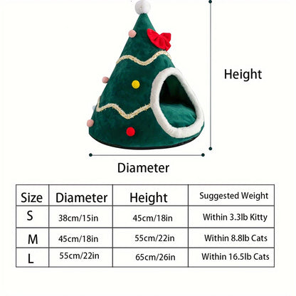 Pat and Pet Emporium | Pet Beds | Christmas Teepee Pet House