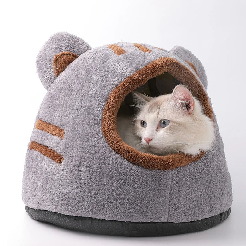 Pat and Pet Emporium | Pet Beds | Cozy Warm Plush Cat Bed