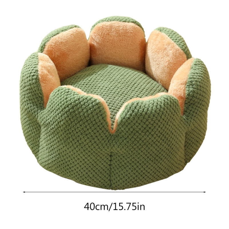 Pat and Pet Emporium | Pet Beds | Warm Cactus Petal Pet Nest