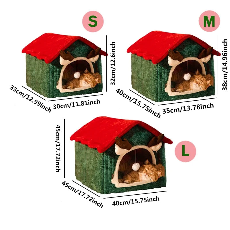 Pat and Pet Emporium | Pet Beds | Christmas Pet House