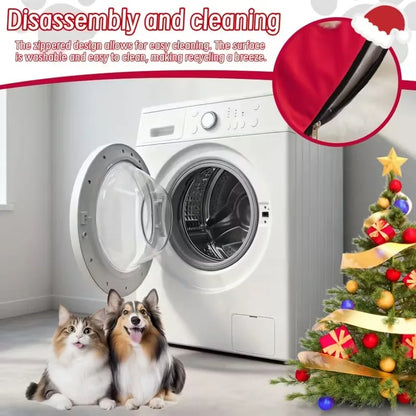 Pat and Pet Emporium | Pet Beds | Plush Christmas Pet Bed