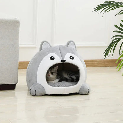 Pat and Pet Emporium | Pet Beds | Cute Soft Plush Cat Bed