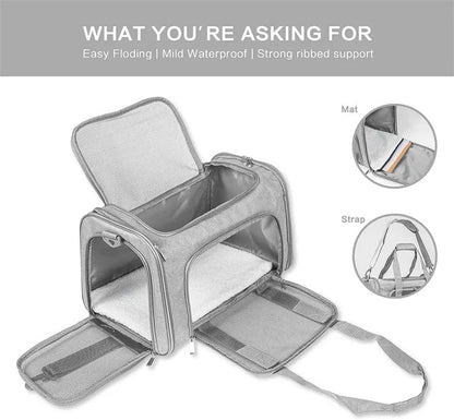 Pat and Pet Emporium | Pet Carriers | Dog Cat Carrier Backpack