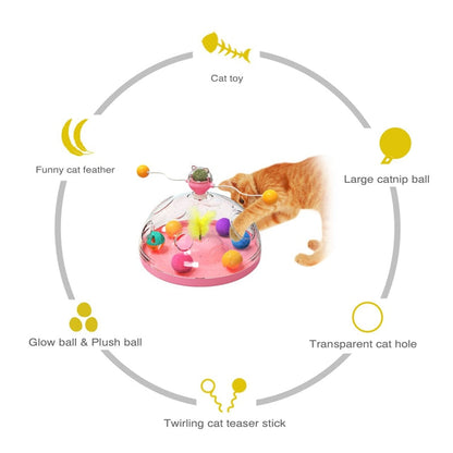 Pat and Pet Emporium | Pet Toys | Multifunctional Turntable Toy