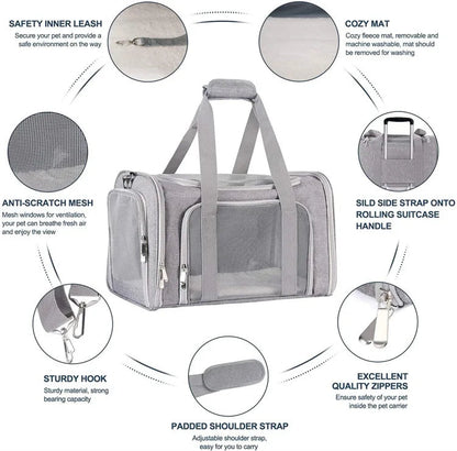 Pat and Pet Emporium | Pet Carriers | Dog Cat Carrier Backpack