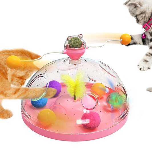 Pat and Pet Emporium | Pet Toys | Multifunctional Turntable Pet Toys