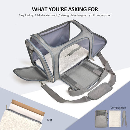 Pat and Pet Emporium | Pet Carriers | Dog Cat Carrier Backpack
