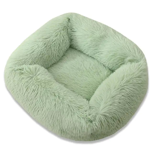 Pat and Pet Emporium | Pet Beds | Square Soft Plush Dog Bed