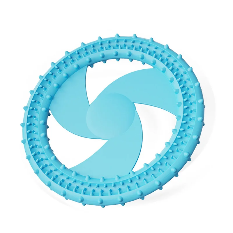 Pat and Pet Emporium | Pet Toys | Open Rubber Flying Disc Toy 2 Pcs