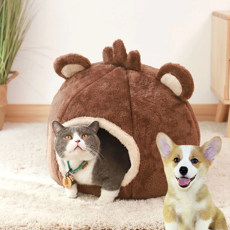 Pat and Pet Emporium | Pet Beds | Cat Bed | Bear Head House