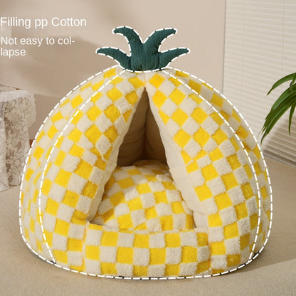 Pat and Pet Emporium | Pet Beds | Pineapple Shaped Pet Nest
