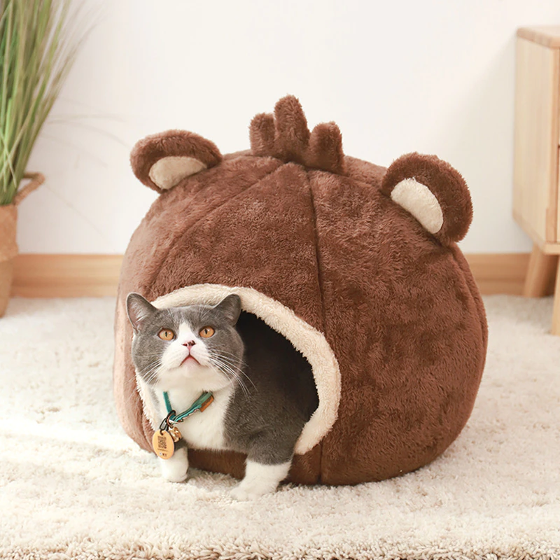 Pat and Pet Emporium | Pet Beds | Cat Bed | Bear Head House