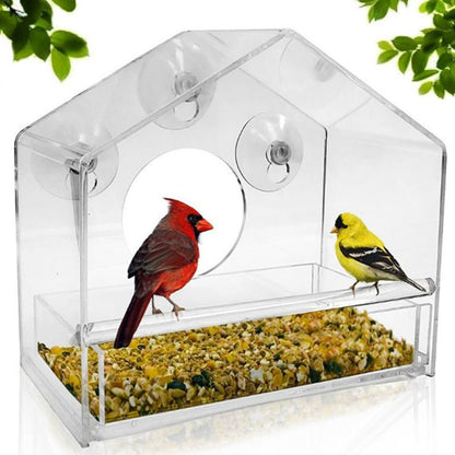 Pat and Pet Emporium | Pet Feeders | Suction Window Feeder