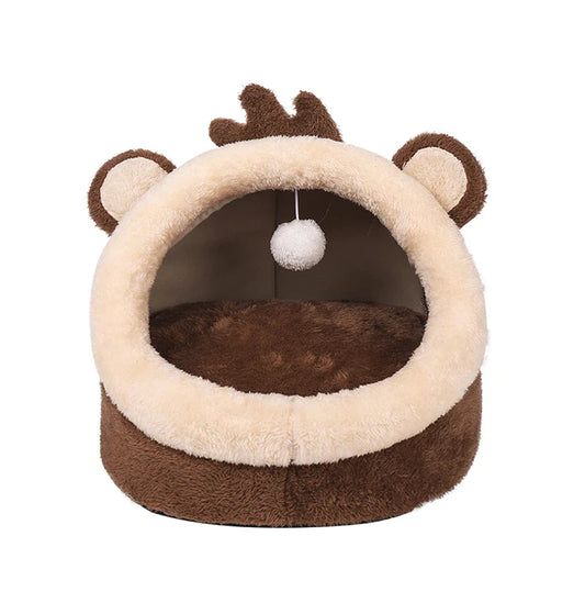 Pat and Pet Emporium | Pet Beds | Soft Cushion Warm Kitty House