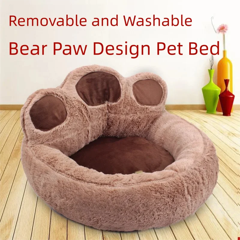 Pat and Pet Emporium | Pet Beds | Paw Shaped Washable Bed