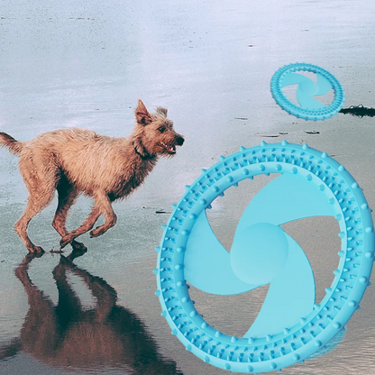 Pat and Pet Emporium | Pet Toys | Open Rubber Flying Disc Toy 2 Pcs