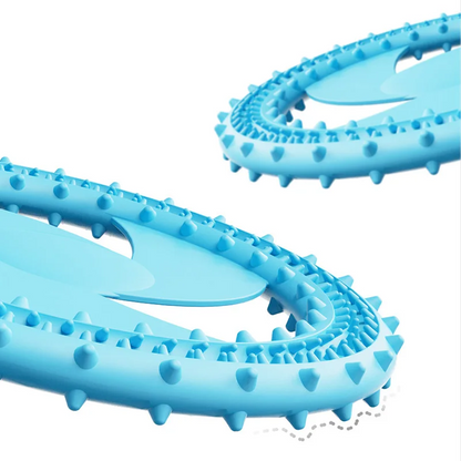 Pat and Pet Emporium | Pet Toys | Open Rubber Flying Disc Toy 2 Pcs