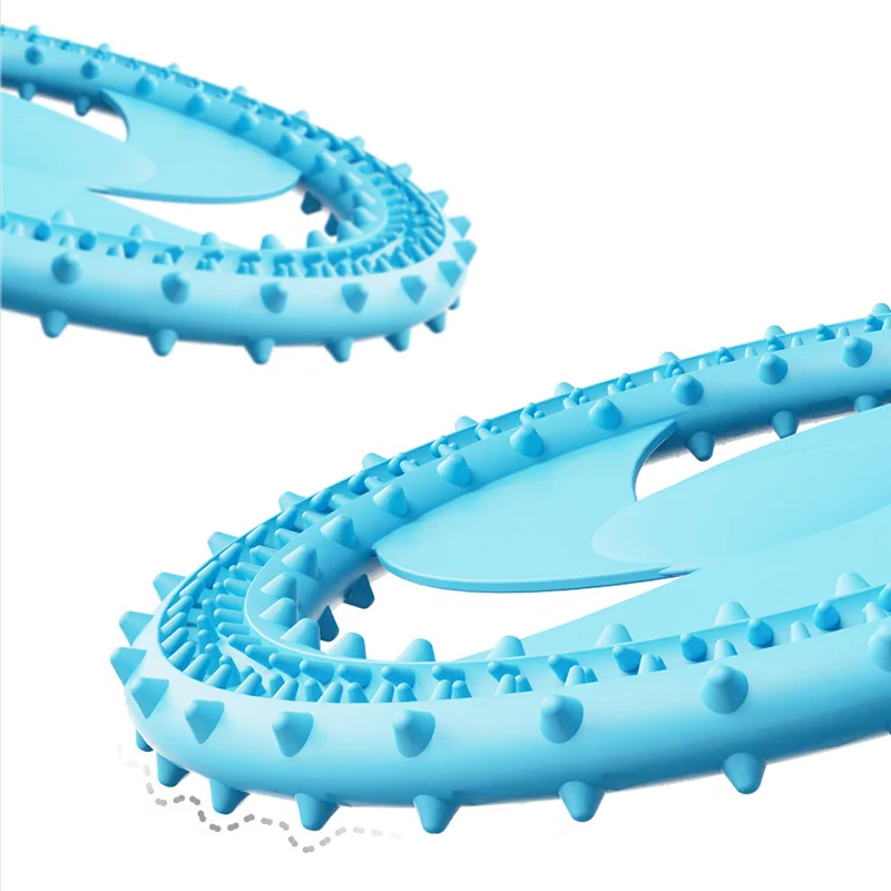 Pat and Pet Emporium | Pet Toys | Open Rubber Flying Disc Toy 2 Pcs