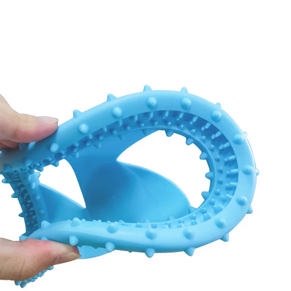 Pat and Pet Emporium | Pet Toys | Open Rubber Flying Disc Toy 2 Pcs