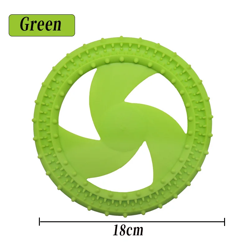 Pat and Pet Emporium | Pet Toys | Open Rubber Flying Disc Toy 2 Pcs