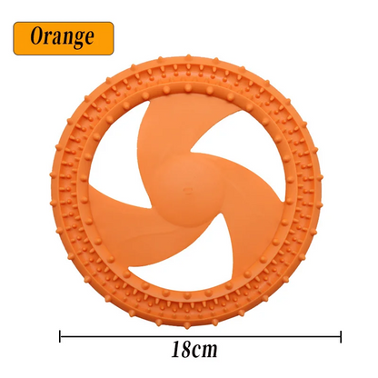 Pat and Pet Emporium | Pet Toys | Open Rubber Flying Disc Toy 2 Pcs