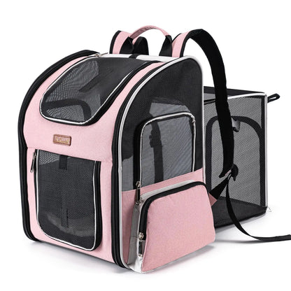 Pat and Pet Emporium | Pet Carriers | Expandable Pet Backpack
