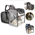 Pat and Pet Emporium | Pet Carriers | Clear Pet Travel Backpack