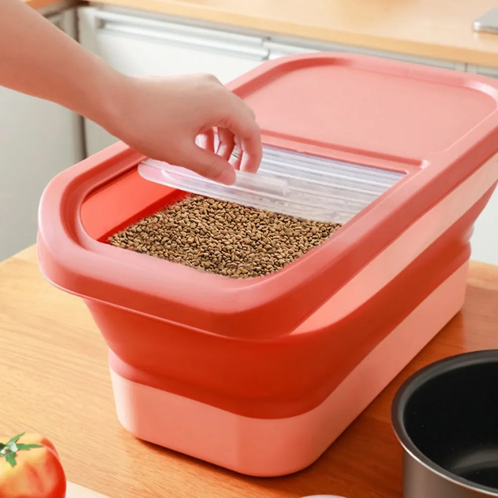 Pat and Pet Emporium | Pet Feeders | Folding Food Storage Box
