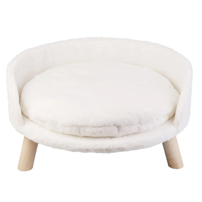 Pat and Pet Emporium | Pet Beds | Plush Small Pet Raised Chair