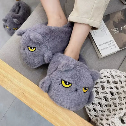 Pat and Pet Emporium | Shoes | Women's Angry Kitten Slippers