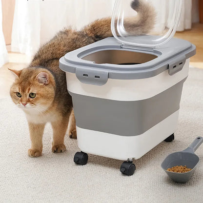 Pat and Pet Emporium | Pet Feeders | Folding Food Storage Box
