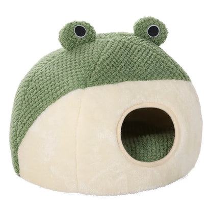 Pat and Pet Emporium | Pet Beds | Cartoon Frog Cat Dog House