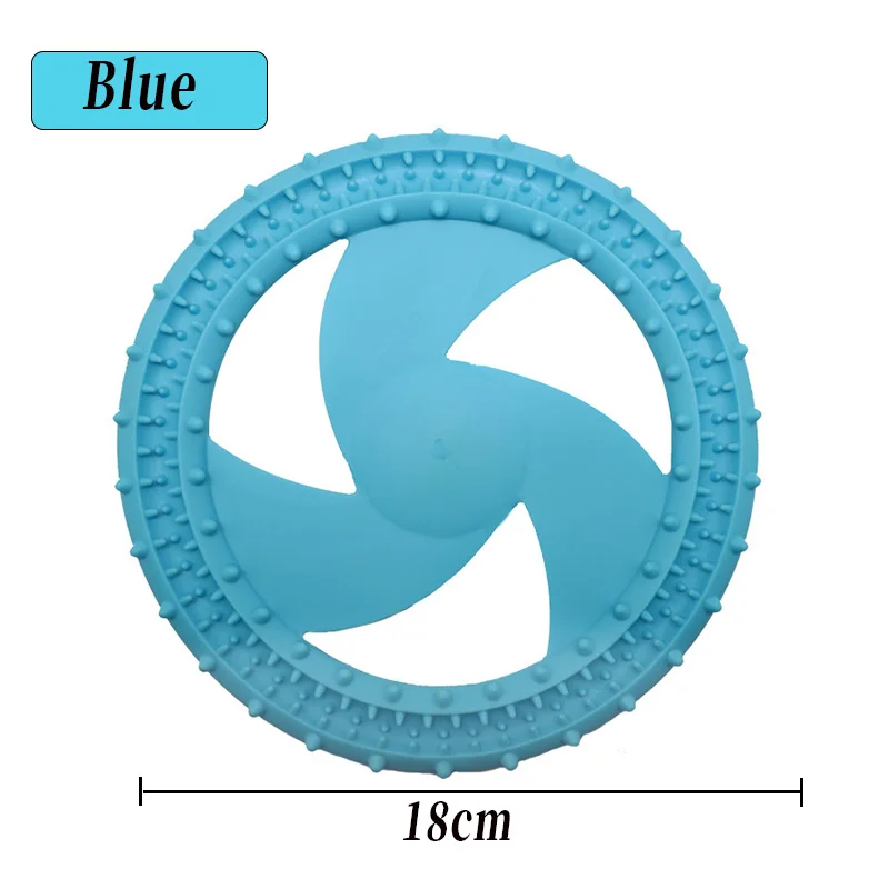Pat and Pet Emporium | Pet Toys | Open Rubber Flying Disc Toy 2 Pcs
