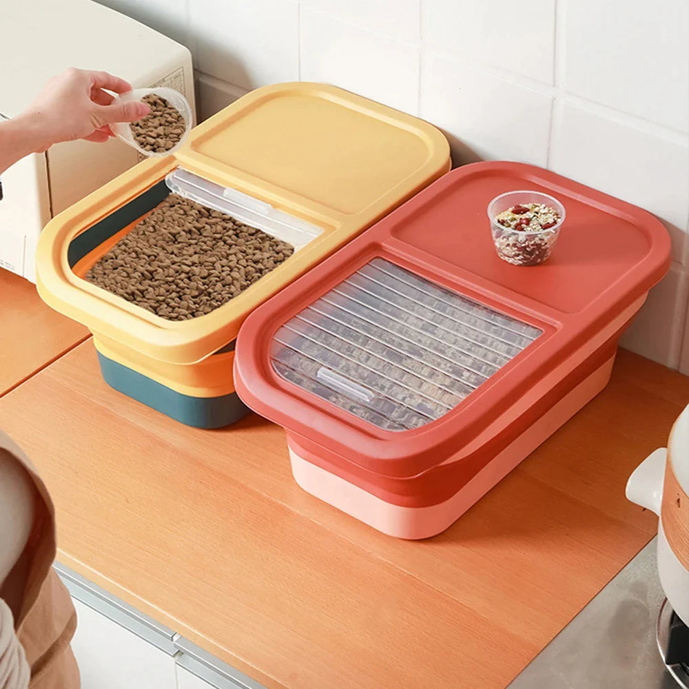Pat and Pet Emporium | Pet Feeders | Folding Food Storage Box