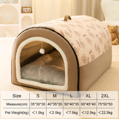Pat and Pet Emporium | Pet Beds | Plush Indoor Dog Bed House