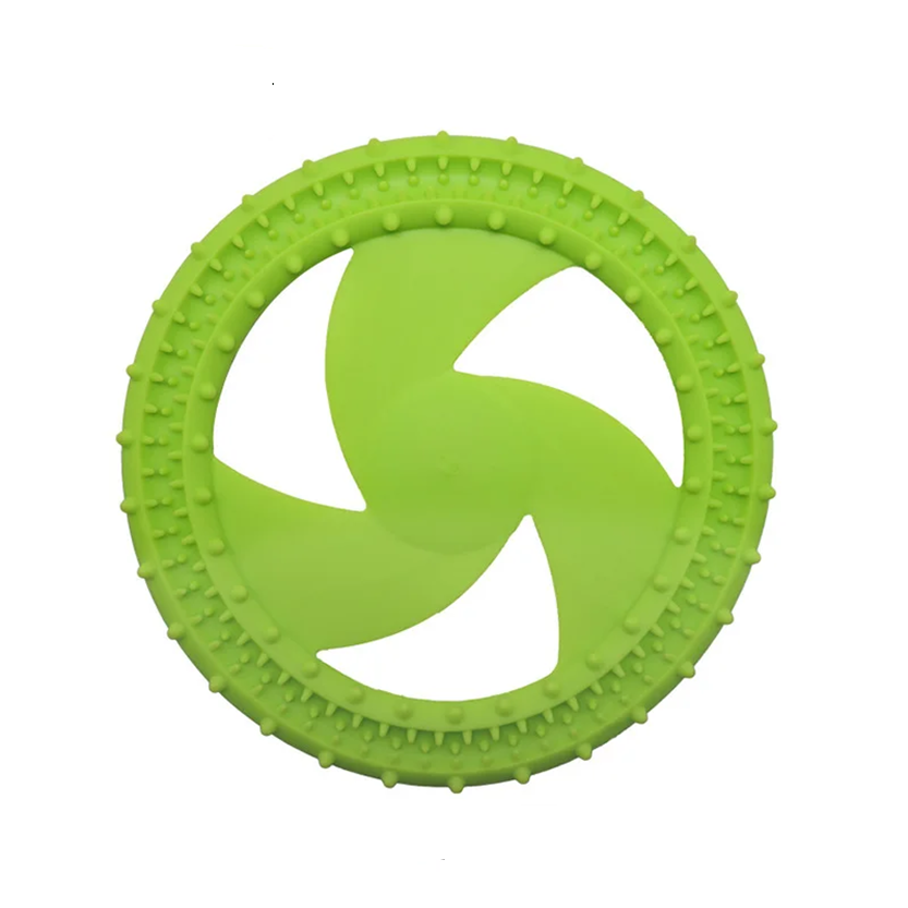 Pat and Pet Emporium | Pet Toys | Open Rubber Flying Disc Toy 2 Pcs
