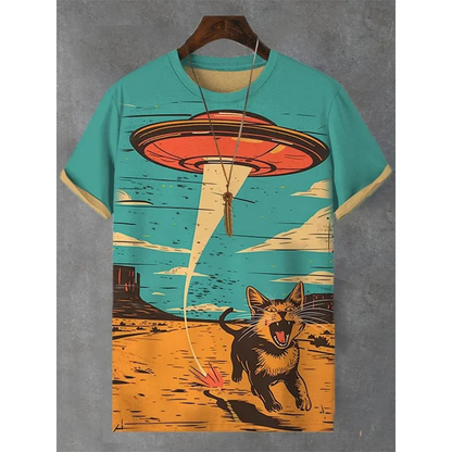 Pat and Pet Emporium | Pet Lovers | Shirts | Unisex Cartoon Cat Tee