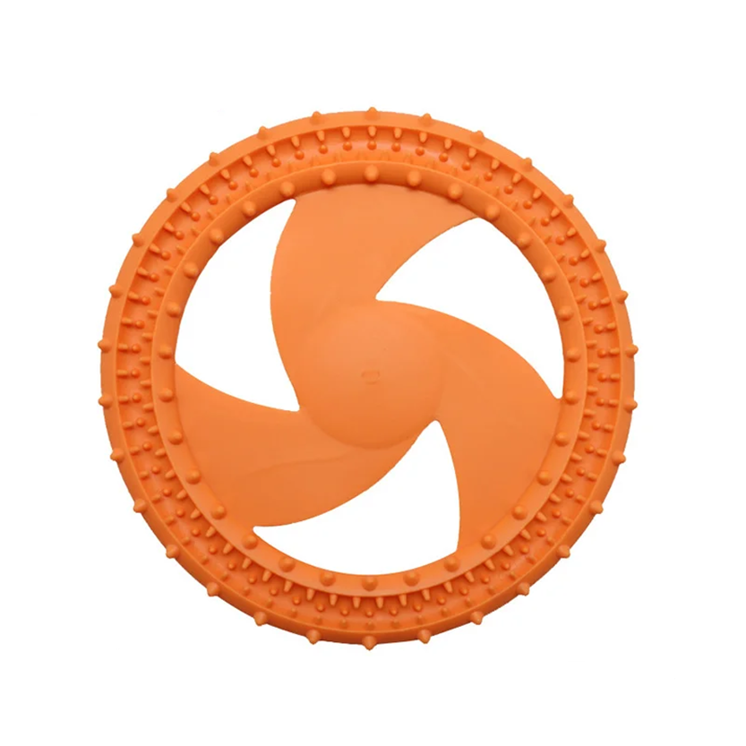 Pat and Pet Emporium | Pet Toys | Open Rubber Flying Disc Toy 2 Pcs