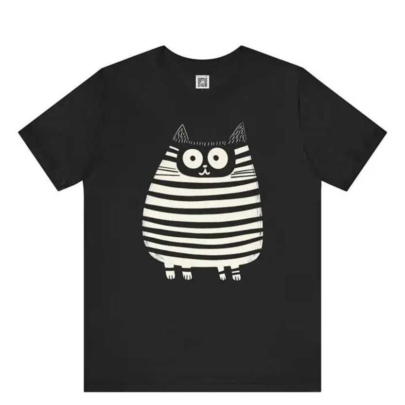 Pat and Pet Emporium | Pet Lovers | Shirts | Unisex Wide Eyed Cat Tee