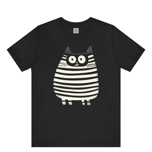 Pat and Pet Emporium | Pet Lovers | Shirts | Unisex Wide Eyed Cat Tee