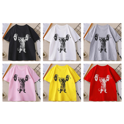 Pat and Pet Emporium | Pet Lovers | Shirts | Unisex Weight Lifting Cat Tee