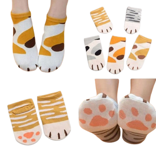 Pat and Pet Emporium | Socks | Cartoon Cute Cat Paw Socks 2 Pcs