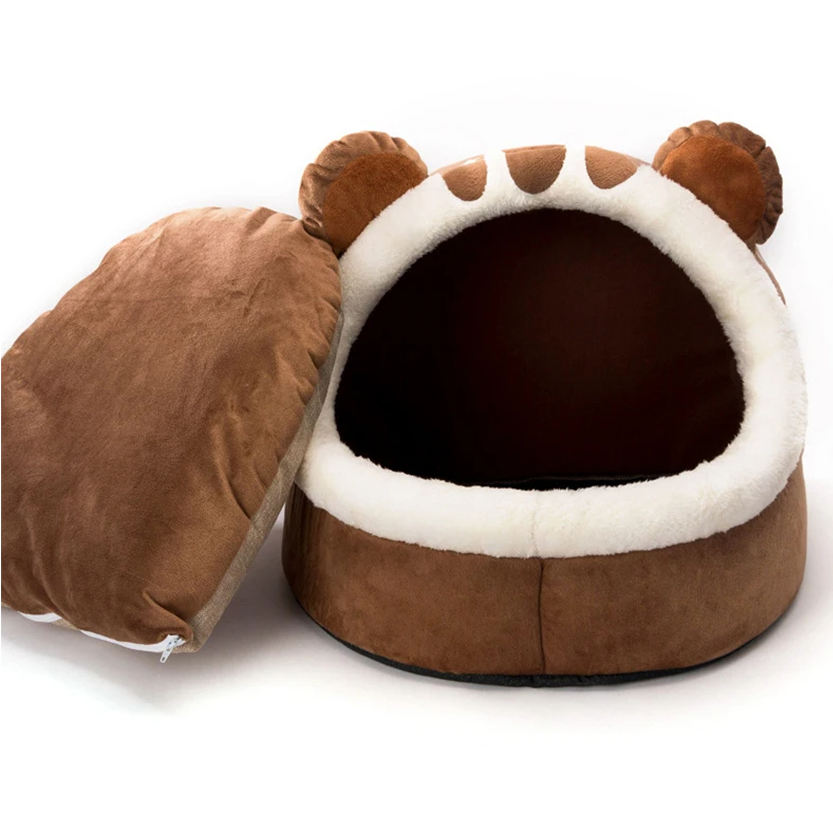 Pat and Pet Emporium | Pet Beds | Cute Brown Bear Pet Bed