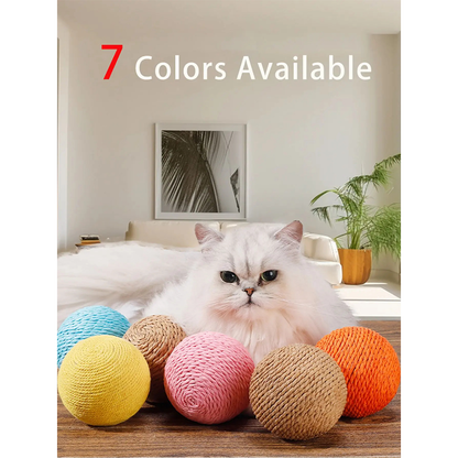Pat and Pet Emporium | Cat Scratchers | Cat Sisal Scratch Ball
