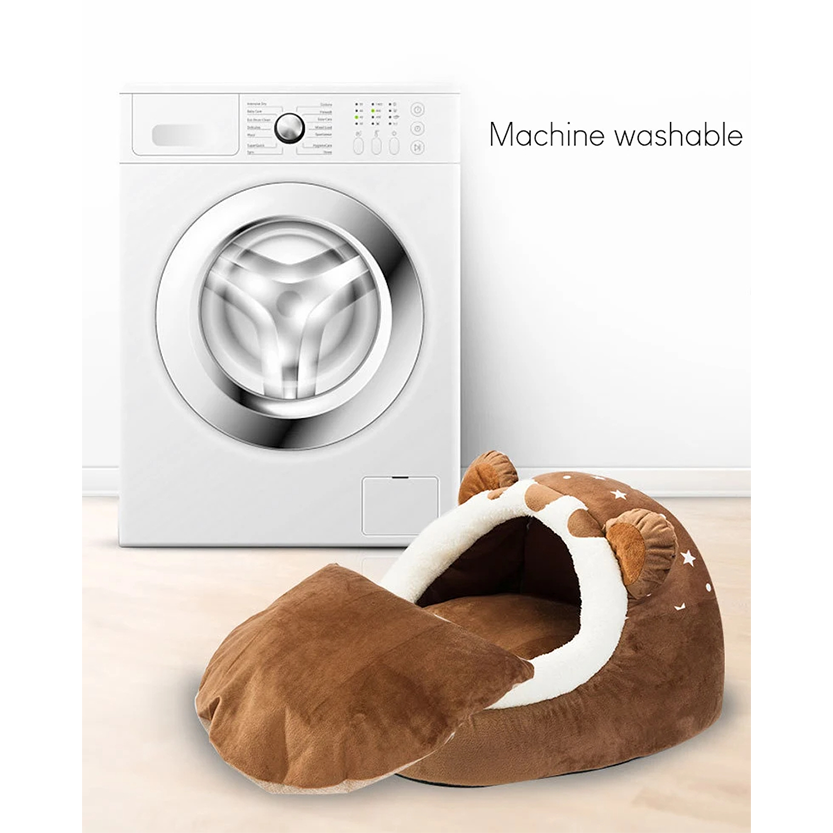 Pat and Pet Emporium | Pet Beds | Cute Brown Bear Pet Bed