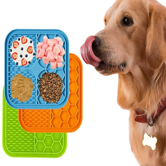Pat and Pet Emporium | Pet Feeders, Waterers | Silicone Dog Lick Pad 2 Pcs
