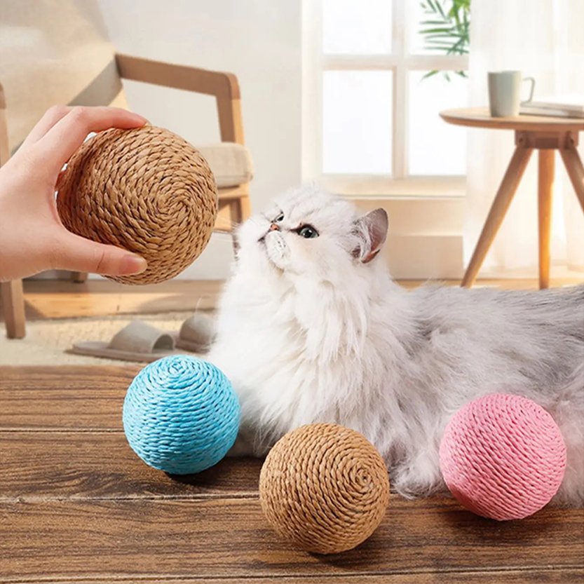 Pat and Pet Emporium | Cat Scratchers | Cat Sisal Scratch Ball